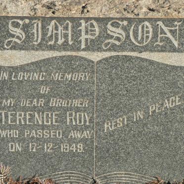 SAMPSON Terence Roy -1949