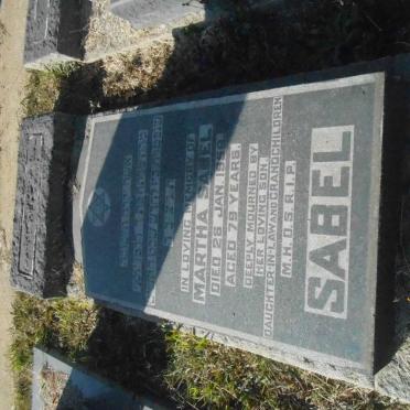 SABEL Martha -195?