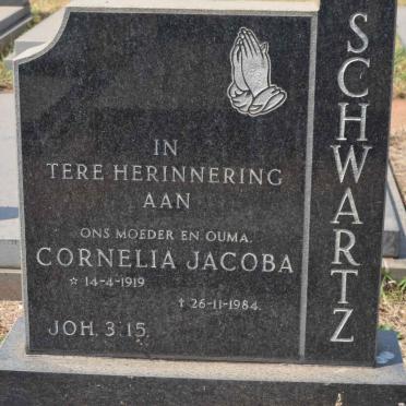 SCHWARTZ Cornelia Jacoba 1919-1984