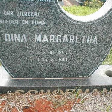 SCHOEMAN Dina Margaretha 1897-1990