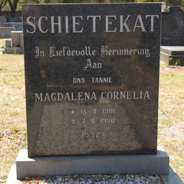 SCHIETEKAT Magdalena Cornelia 1901-1990
