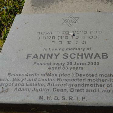SCHWAB Fanny -2003
