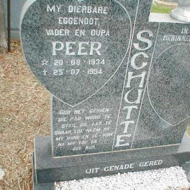 SCHUTTE Peer 1934-1994