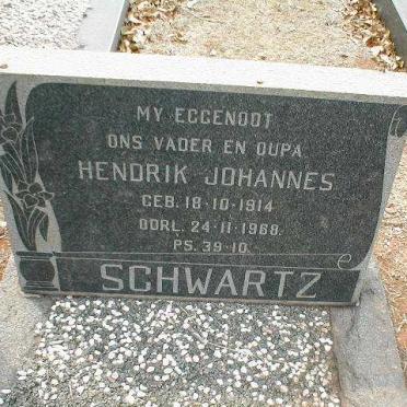 SCHWARTZ Hendrik Johannes 1914-1968