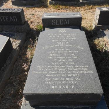 SEGAL Rahle -1951