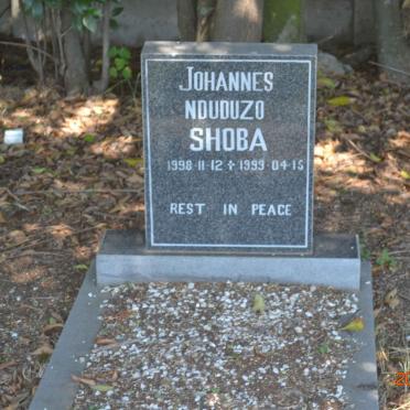 SHOBA Johannes Nduduzo 1998-1999