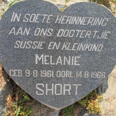 SHORT Melanie 1961-1966