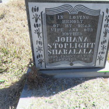 SHABALALA Johana Stoplight 1934-1996