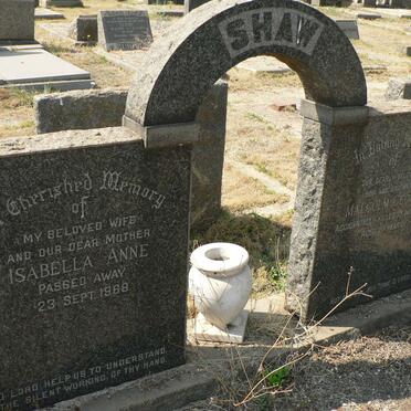 SHAW Isabella Anne -1968 :: SHAW Malcolm George -1956