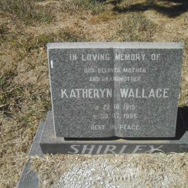 SHIRLEY Katheryn Wallace 1915-1996