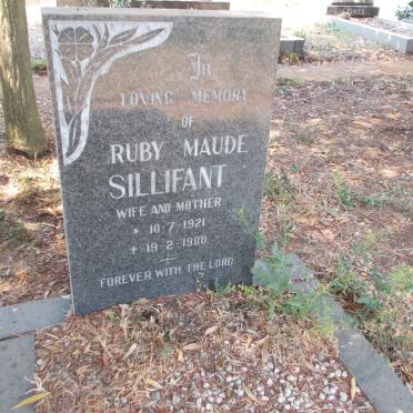 SILLIFANT Ruby Maude 1921-1980