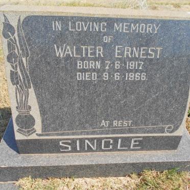 SINGLE Walter Ernest 1917-1966