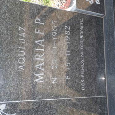 SILVA Maria F.P. 1905-1982
