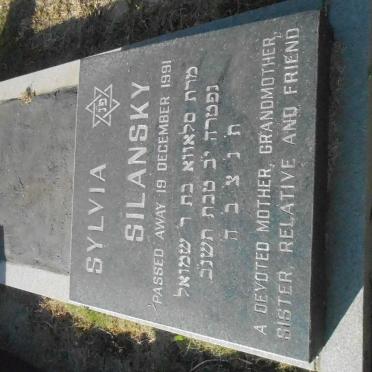 SILANSKY Sylvia -1991