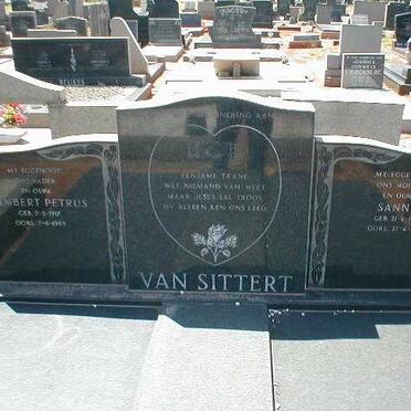 SITTERT Lambert Petrus, van 1917-1983 &amp; Sannie 1922-1974