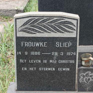 SLIEP Frouwke 1886-1974