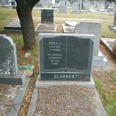 SLABBERT Paul J. 1929-1981