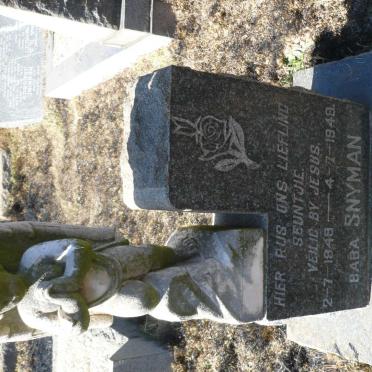 SNYMAN Baba 1949-1949