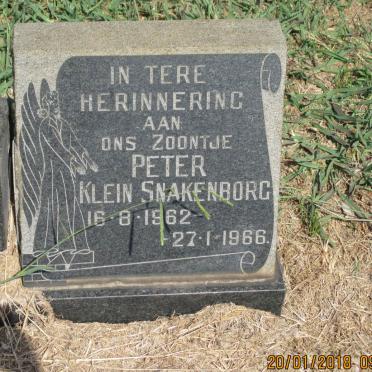 SNAKENBORG Peter Klein 1962-1966