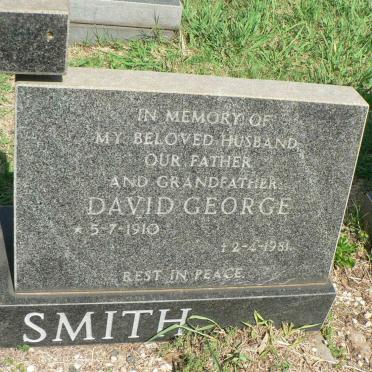 SMITH David George 1910-1981