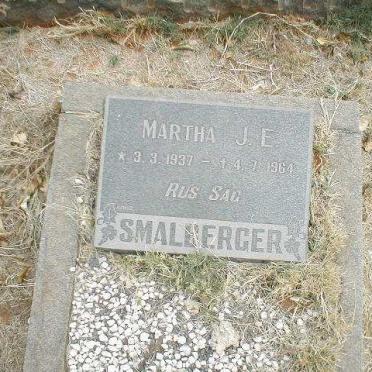 SMALBERGER Martha J.E. 1937-1964