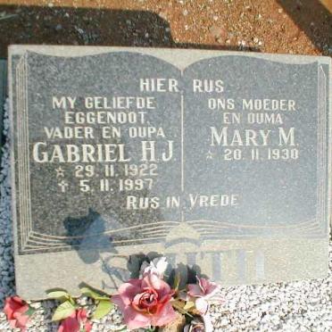 SMITH Gabriel H.J. 1922-1997 &amp; Mary M. 1930-