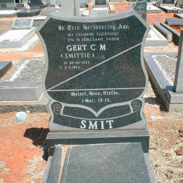 SMIT Gert C.M. 1923-1974