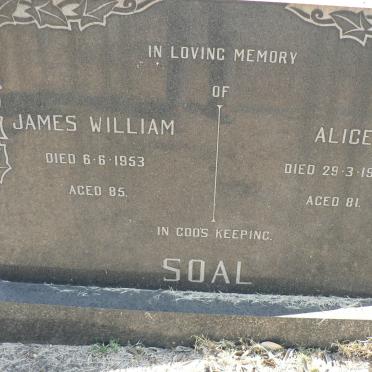 SOAL James William -1953 &amp; Alice -1949