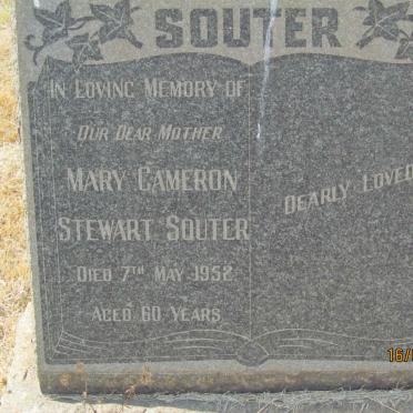 SOUTER Mary Cameron Stewart -1952