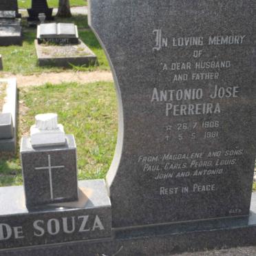 SOUZA Antonio Jose Perreira, de 1906-1981