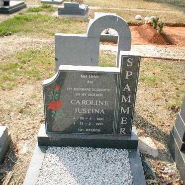 SPAMER Caroline Justina 1931-1997