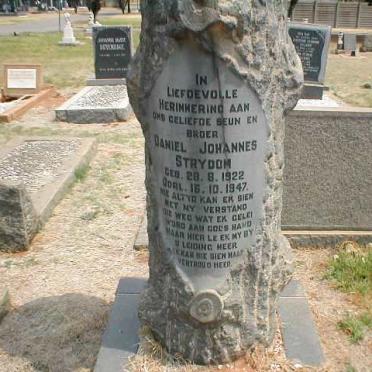 STRYDOM Daniel Johannes 1922-1947
