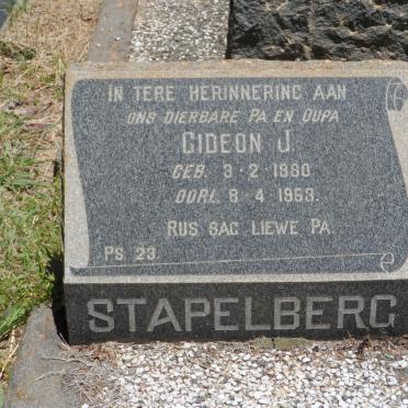 STAPELBERG Gideon J. 1880-1963