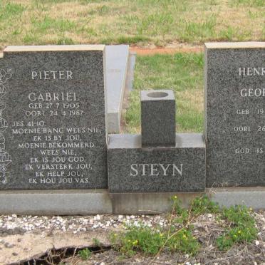 STEYN Pieter Gabriel 1905-1987 &amp; Henrietta Georgina 1913-1981
