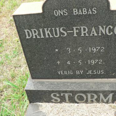 STORM Drikus 1972-1972 :: STORM Francois 1972-1972