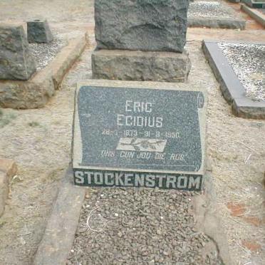 STOCKENSTRÖM Eric Egidius 1873-1950