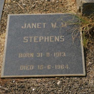 STEPHENS Janet W.W. 1913-1964