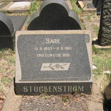 STOCKENSTROM Sarie 1883-1961
