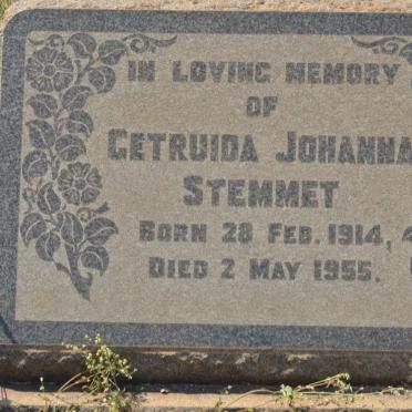 STEMMET Getruida Johanna 1914-1955