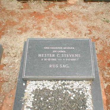 STEVENS Hester C. 1912-1987