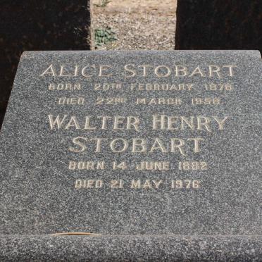 STOBART Walter Henry 1882-1976 &amp; Alice 1878-1958