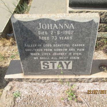 STAY Herbert W.F. 1883-1958 &amp; Johanna -1962