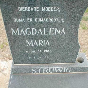 STRUWIG Magdalena Maria 1904-1991