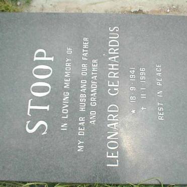 STOOP Leonard Gerhardus 1941-1996