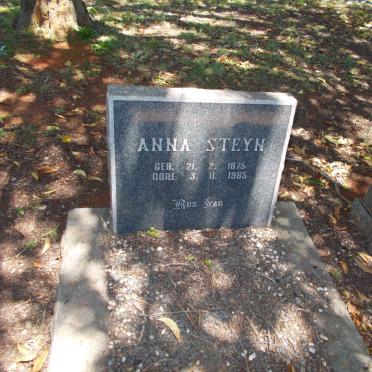 STEYN Anna 1875-1965