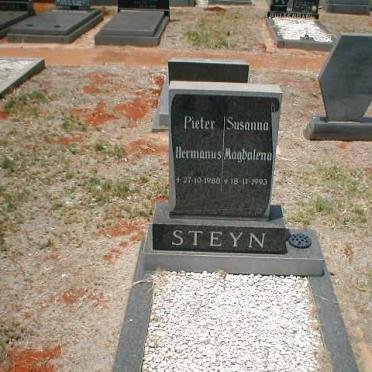 STEYN Pieter Hermanus -1988 &amp; Susanna Magdalena -1993