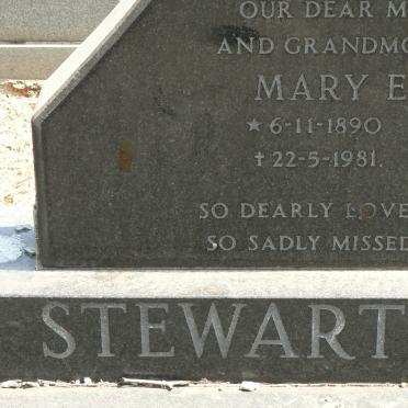 STEWART Mary E. 1890-1981