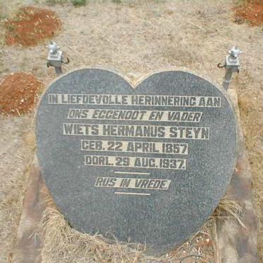 STEYN Wiets Hermanus 1857-1937