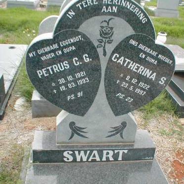 SWART Petrus C.G. 1921-1993 &amp; Catherina S. 1922-1997