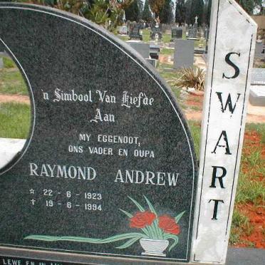 SWART Raymond Andrew 1923-1994 &amp; Martha Magdalena 1926-2006